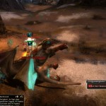 Gletschergreif mit Krieger